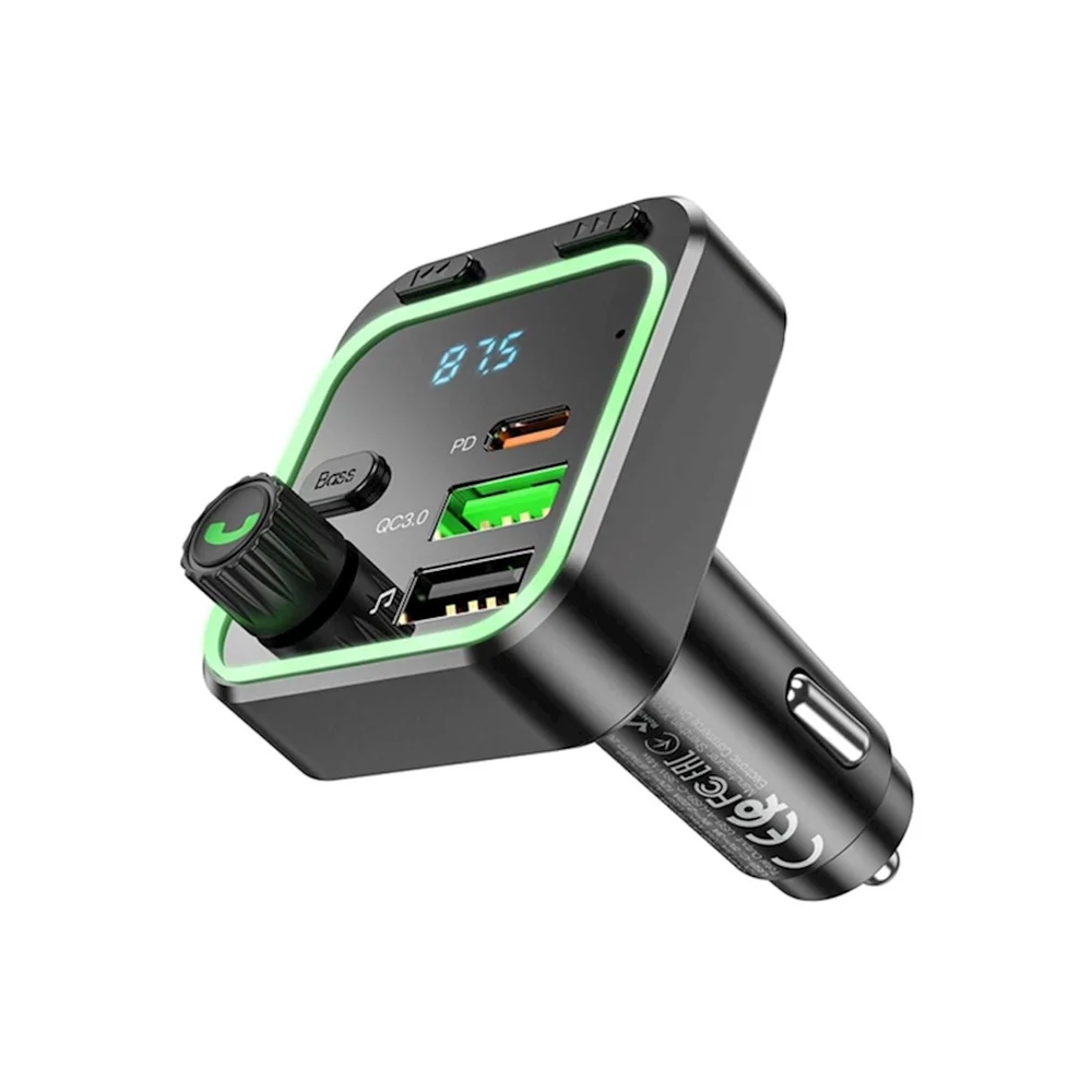 FM-трансмиттер Borofone BC53 PD 20W Black - 2