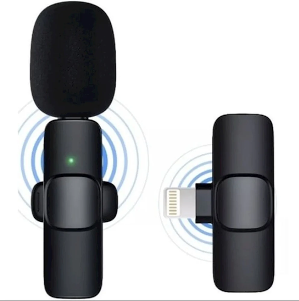Wired Microphone K9 Wireless Lightning Black - 2