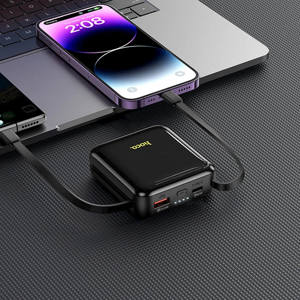 External Battery Hoco Q23 10000mAh Black - 3