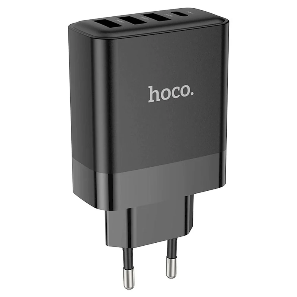 Network Charger Hoco Wall Charger C127A Intelligent PD45W EU Cable Set