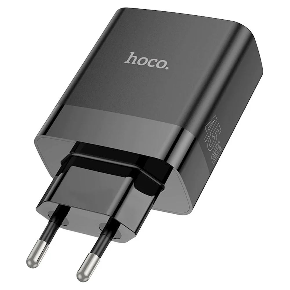 Network Charger Hoco Wall Charger C127A Intelligent PD45W EU Cable Set - 4