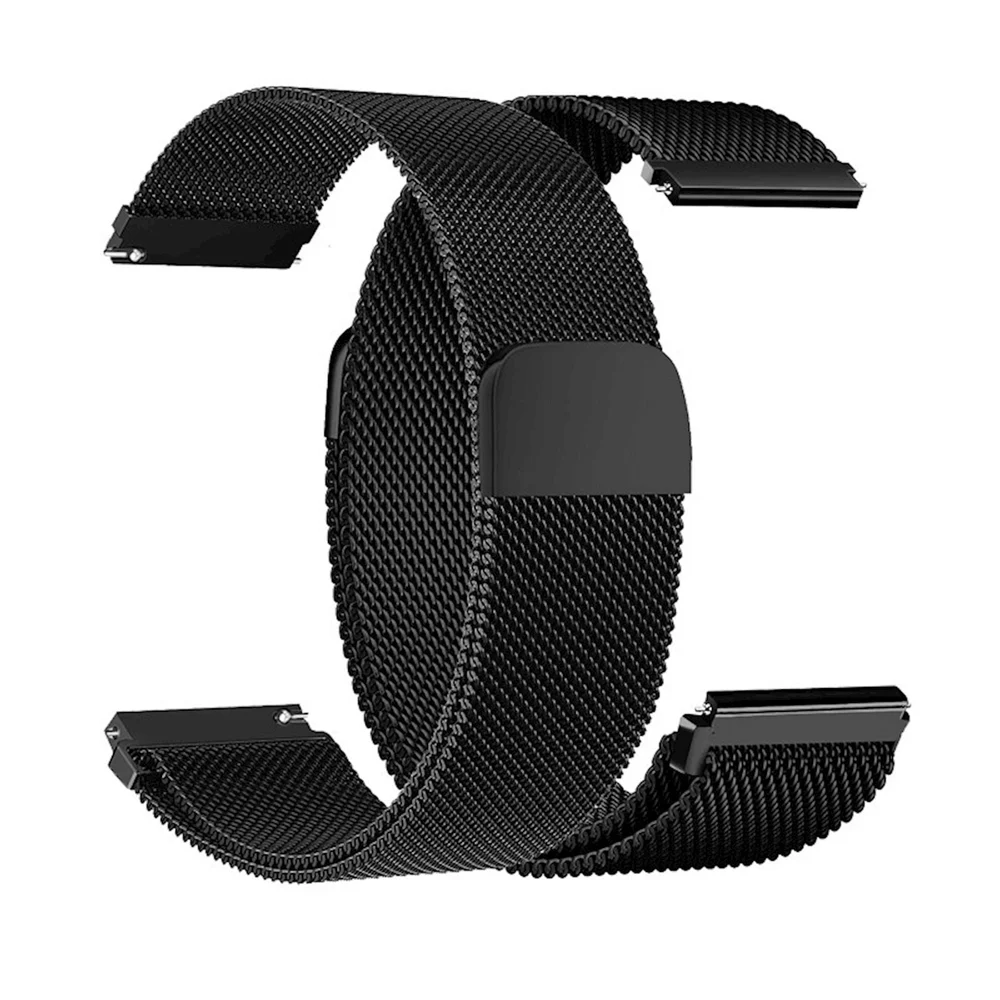 Hoco WH02 Simple Beauty Series Strap for Samsung/Huawei/Xiaomi/Vivo/OPPO 22 mm Black