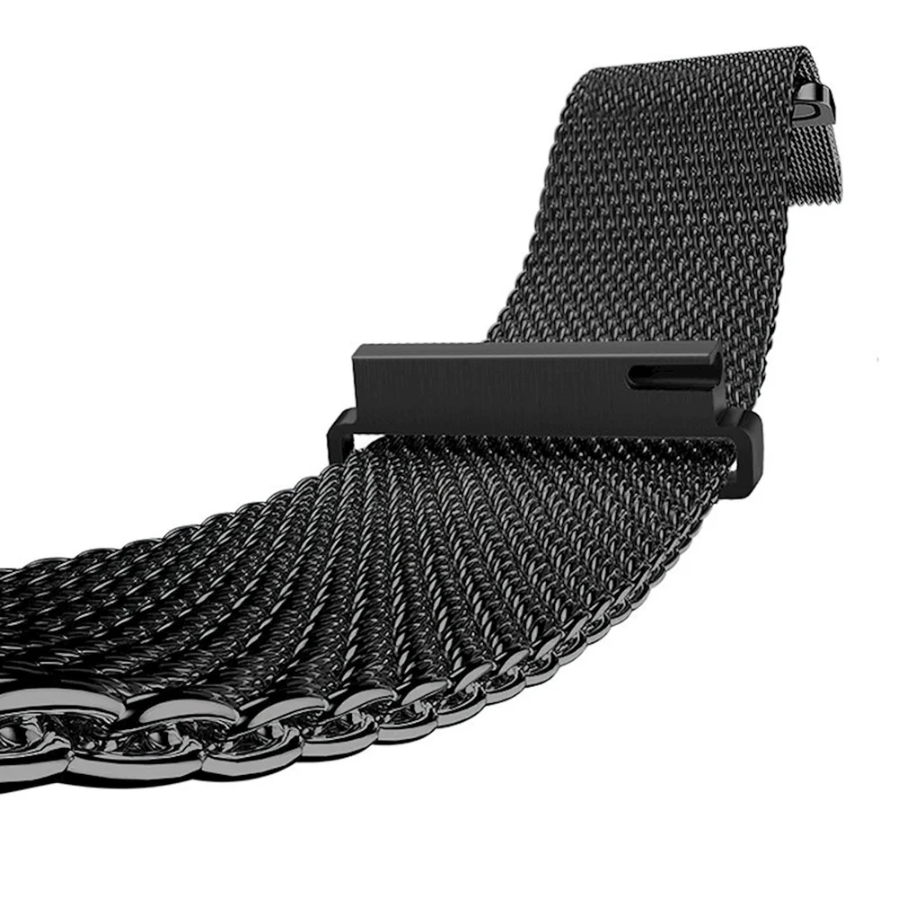 Hoco WH02 Simple Beauty Series Strap for Samsung/Huawei/Xiaomi/Vivo/OPPO 22 mm Black - 2
