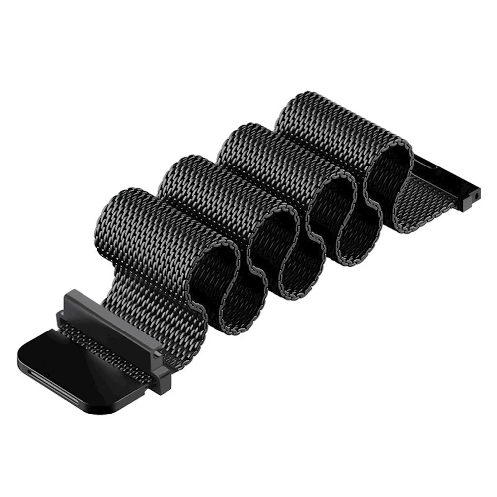 Hoco WH02 Simple Beauty Series Strap for Samsung/Huawei/Xiaomi/Vivo/OPPO 22 mm Black - 3