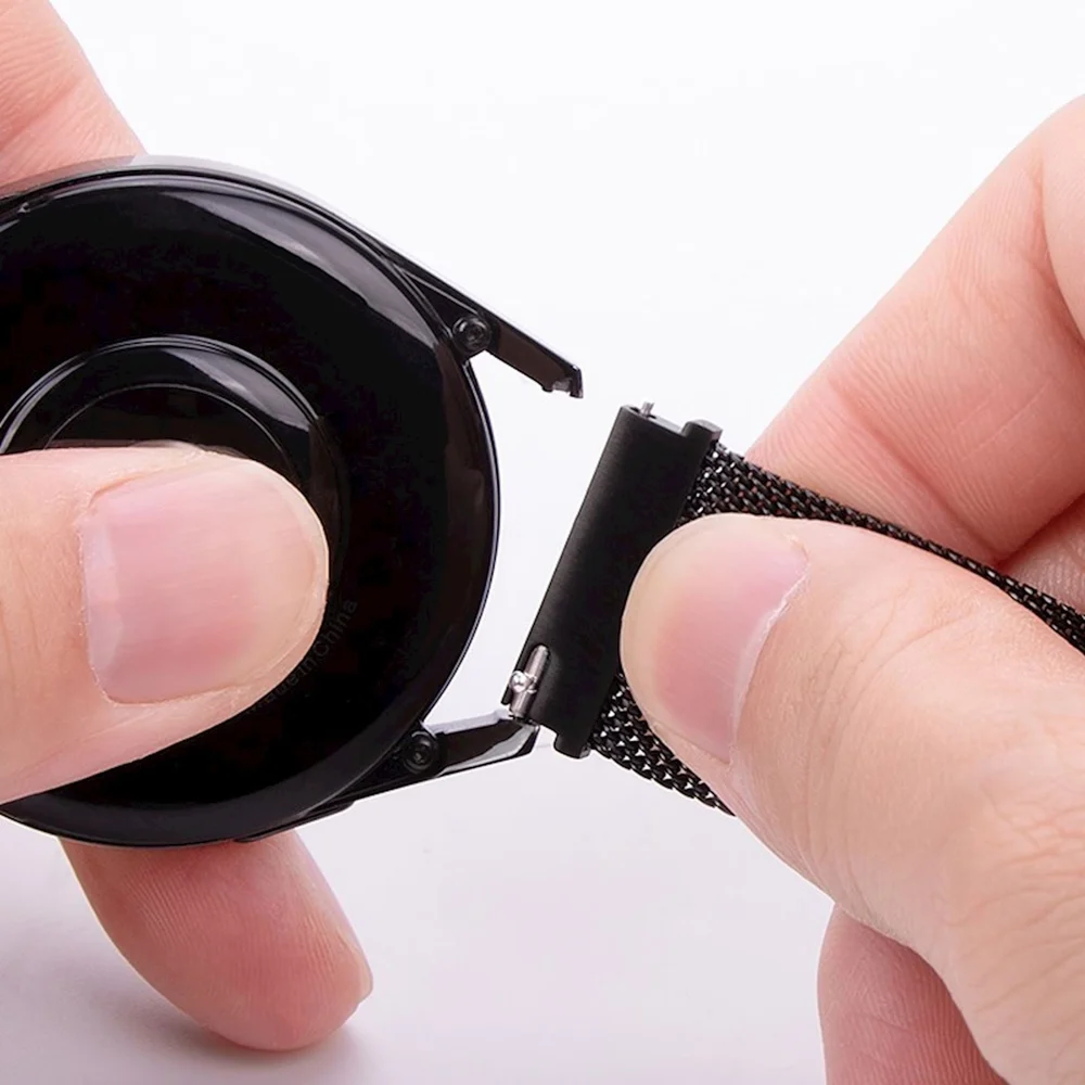 Hoco WH02 Simple Beauty Series Strap for Samsung/Huawei/Xiaomi/Vivo/OPPO 22 mm Black - 4