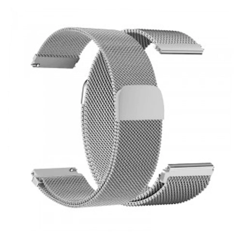 Strap Hoco WH02 Simple Beauty Series for Samsung/Huawei/Xiaomi/Vivo/OPPO 20 mm Silver