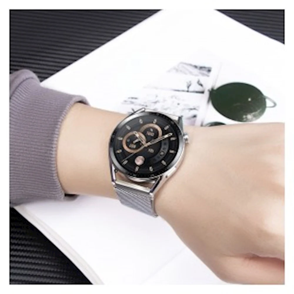 Kayış Hoco WH02 Simple Beauty Series Samsung/Huawei/Xiaomi/Vivo/OPPO 20 mm için Silver - 3