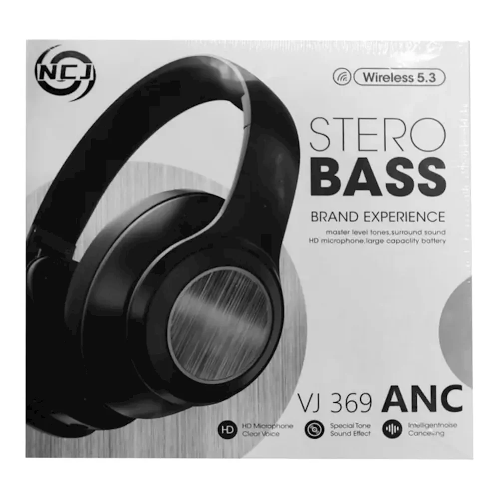 Беспроводные наушники VJ-369 ANC Black - 2
