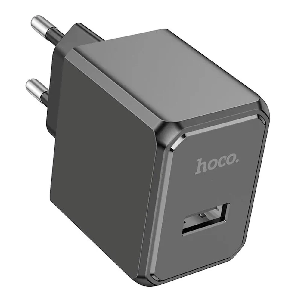 Hoco CS11A USB 2.1A Power Adapter, Black