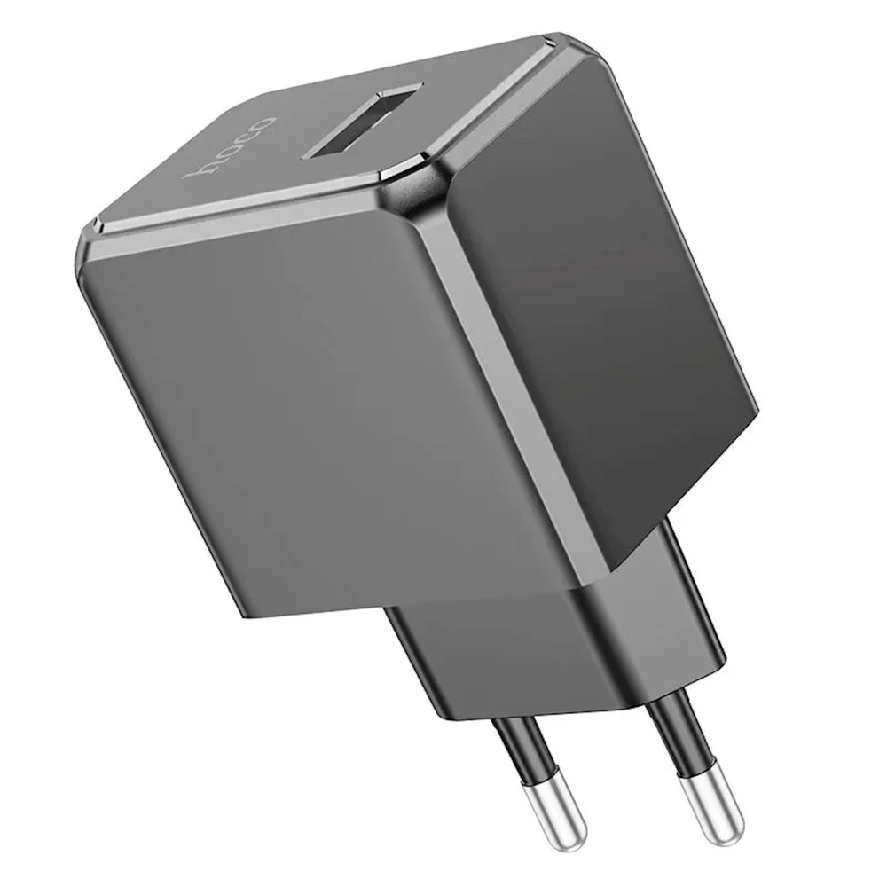 Hoco CS11A USB 2.1A Power Adapter, Black - 2