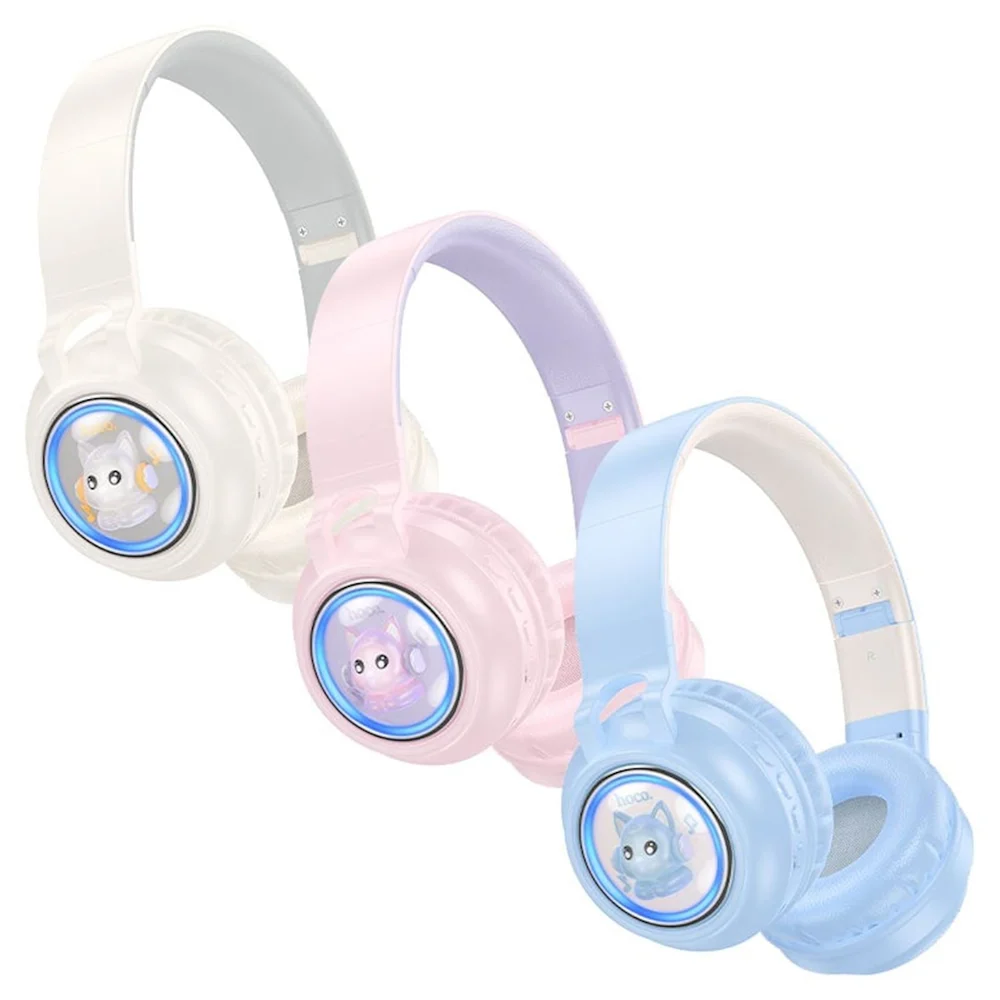 Simsiz qulaqlıq Hoco W50 Cute Fun White - 3