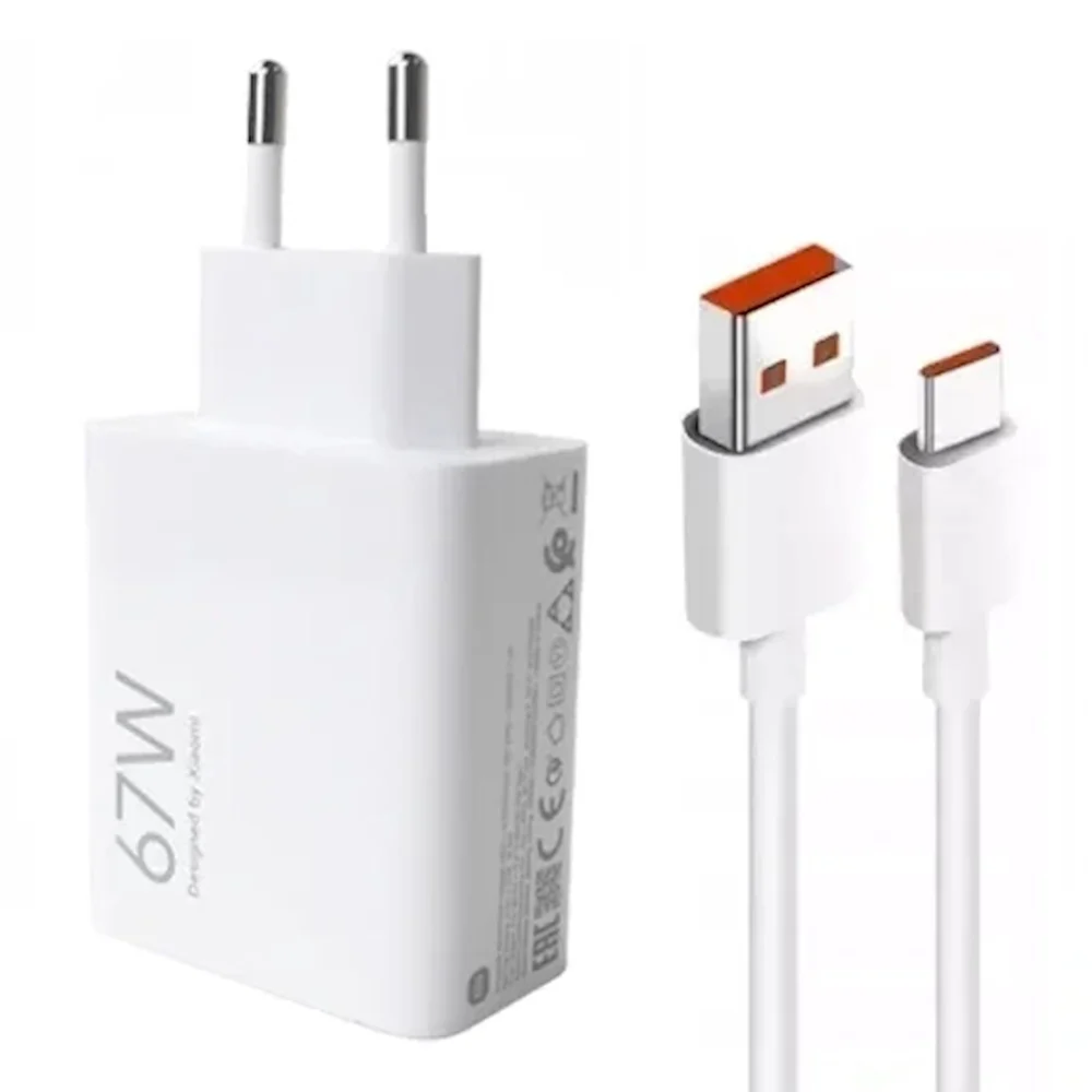 Сетевое зарядное устройство No Brand MDY-12-EH 6A 67W, Белое